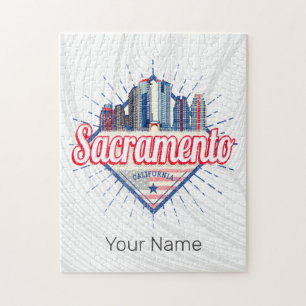 Sacramento California United States Skyline USA Jigsaw Puzzle