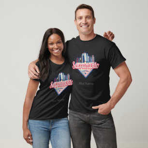Sacramento California United States Skyline USA T-Shirt