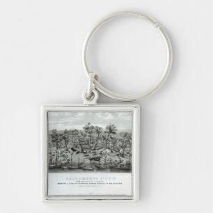 Sacramento City, California Key Ring