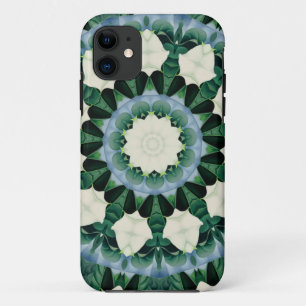 Sacramento Green and Cerulean Blue Mandala iPhone 11 Case