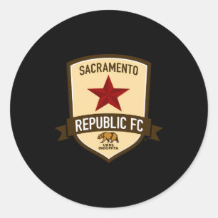 Sacramento Republic Fc T Shirt Classic Round Sticker