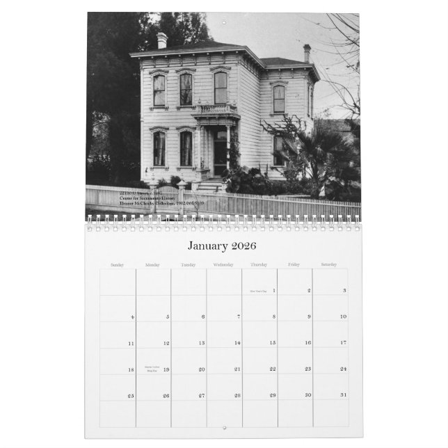 Sacramento Residences Calendar (Jan 2026)