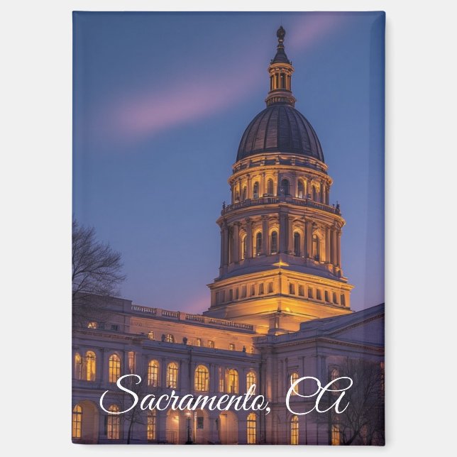 Sacramento, State Capital, California Magnet (Front)