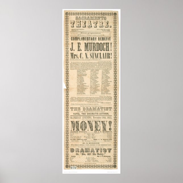 Sacramento Theatre (1431A) Poster (Front)