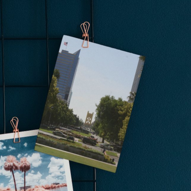 Sacramento: Tower Bridge from Capitol Mall Postcard (Creator Uploaded)