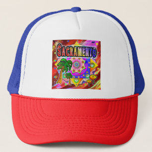 Sacramento Tropical Friends Hat