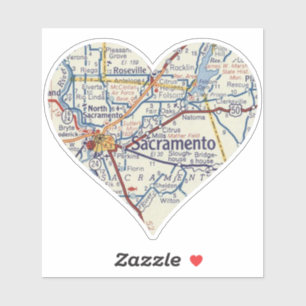 Sacramento Vintage Map