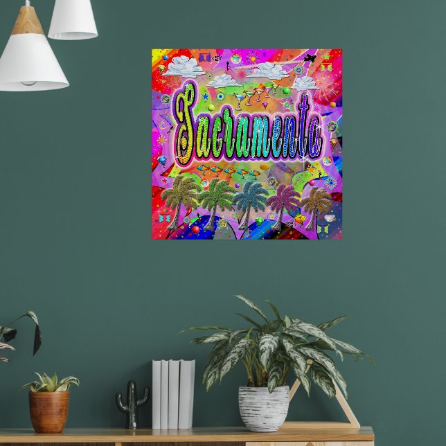 Sacramento Vista Express Poster (Living Room 1)