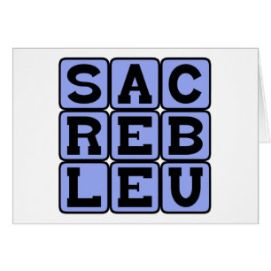 Sacré Bleu, French Slang