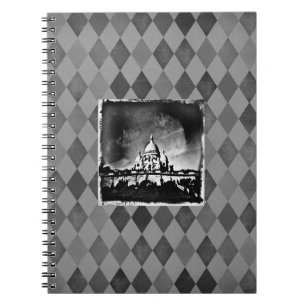 Sacre Coeur BW Notebook