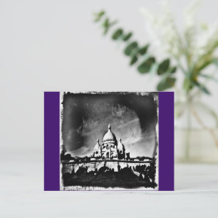 Sacre Coeur BW Postcard