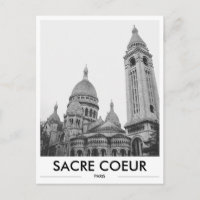 Sacre Coeur Church Paris Photo Postcard