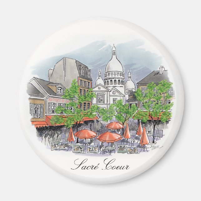 Sacre Coeur magnet (Front)