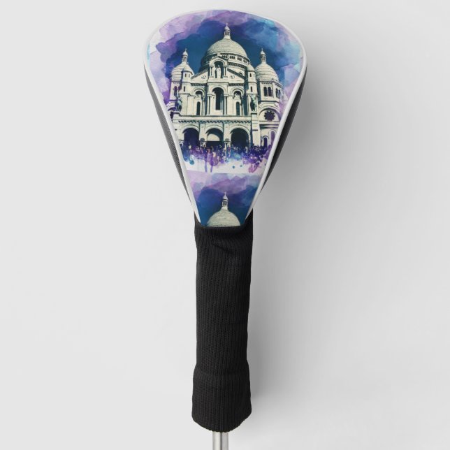 Sacré-Cœur Montmartre Paris France Architecture Golf Head Cover (Front)