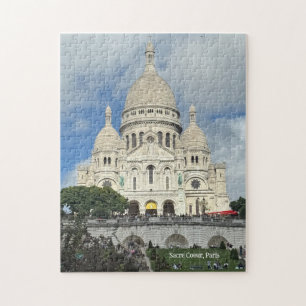 Sacre Coeur, Montmartre, Paris, France Jigsaw Puzzle