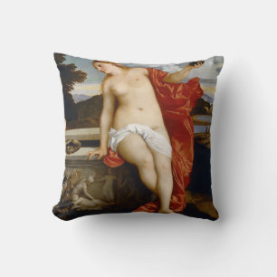 Sacred and Profane Love, Tiziano Vecelli, 1515 Cushion