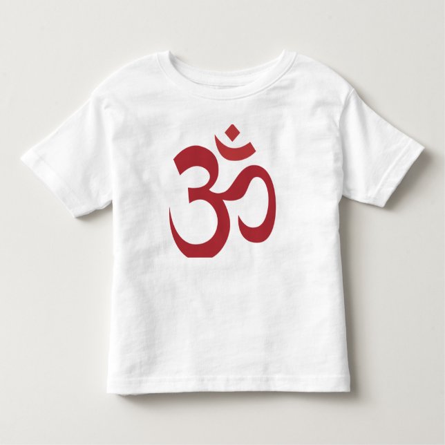 Sacred Aum Symbol - Meditation & Zen Art Toddler T-Shirt (Front)
