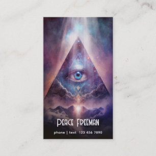 Sacred Axis   Third Eye Design Business Card