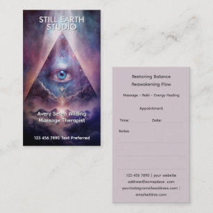 Sacred Axis Third Eye Design Business Card