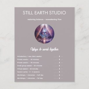 Sacred Axis   Third Eye Design Flyer