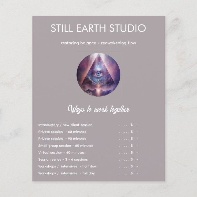 Sacred Axis | Third Eye Design Flyer (Front)