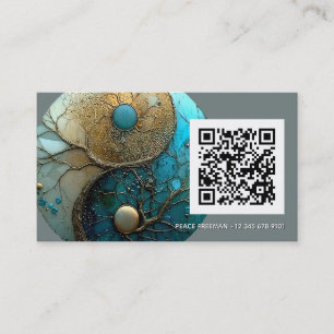 Sacred Balance Yin Yang Symbol Business Card