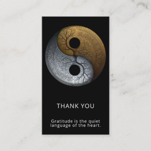 Sacred Balance Yin Yang Symbol Business Card