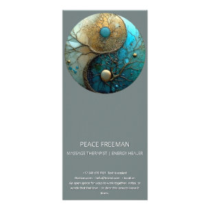 Sacred Balance Yin Yang Symbol Rack Card