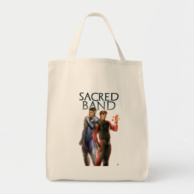 Sacred Band Cover Tote Bag (Front)