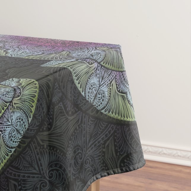 Sacred Bloom Mandala Tablecloth (In Situ)