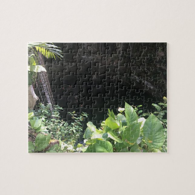 Sacred Blue Cenote, Ik Kil, Mexico#3 Jigsaw Puzzle (Horizontal)