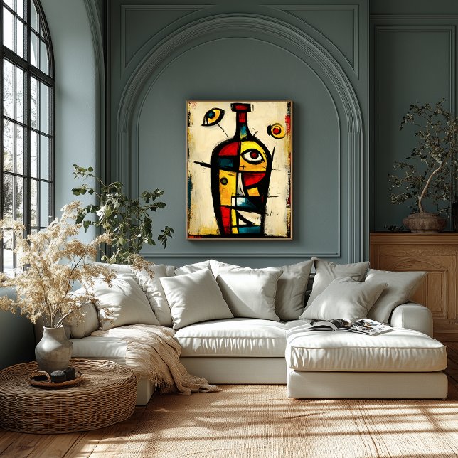 Sacred Bottle Contemporary Abstract Expressionism Poster (Creator Uploaded)