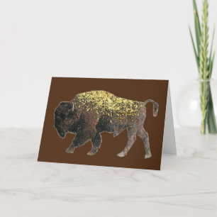 Sacred Buffalo- Talking Canyons, New Mexico Card