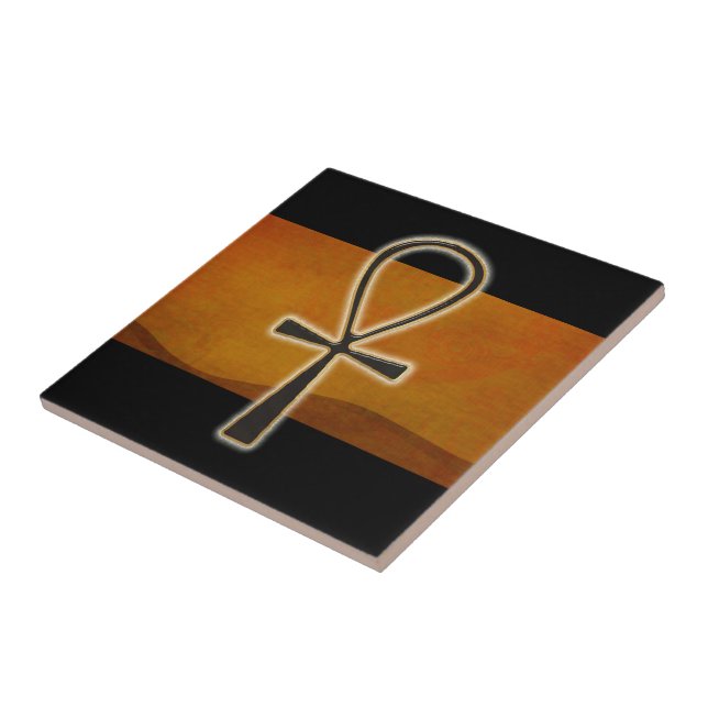 Sacred Bull Egyptian 3D Ceramic Tile (Side)