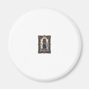 Sacred Cat Cat Ancient Egypt Vintage Vector Art Sh Magnet