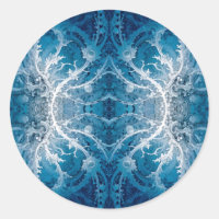 Sacred Cosmic Flow - Blue Silver Symmetry