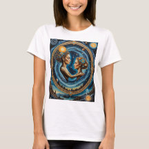 Sacred Cosmic Mirror Goddess Shirt