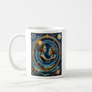 Sacred Cosmic Mirror Goddess Shirt Coffee Mug