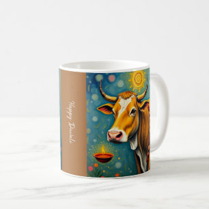 Sacred Cow Diwali Festive Vibes Coffee Mug