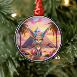 Sacred Desert Guardian Metal Ornament