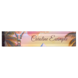 Sacred Desert Guardian Nameplate