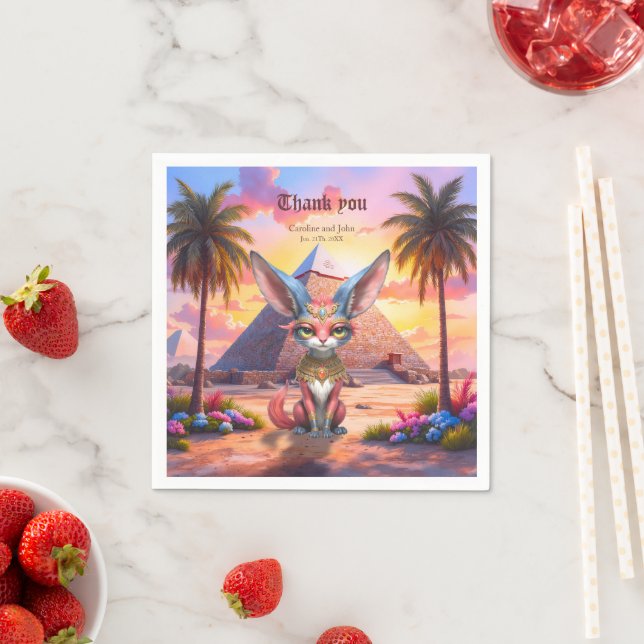 Sacred Desert Guardian Napkin (Insitu)
