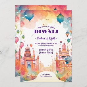Sacred Diwali Reflection Invitation