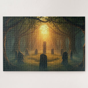 Sacred Druid Circle Jigsaw Puzzle
