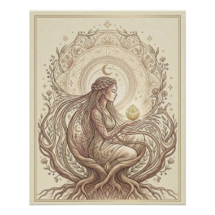 Sacred Earth Mother Poster