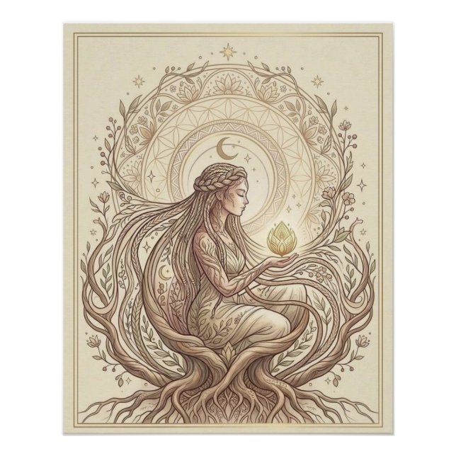 Sacred Earth Mother Poster (Front)
