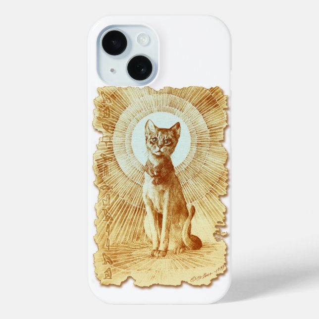  Sacred Egyptian Royal Cat Case-Mate iPhone Case (Back)