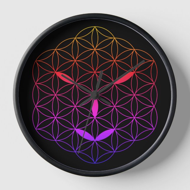 Sacred face - Arcturian 02, CF-Tr. Clock (Front)