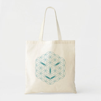 Sacred face - Arcturian 02, Sea Green-Tr. Tote Bag