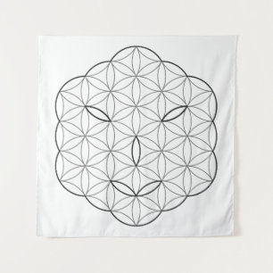 Sacred face - Arcturian, Bl-Tr. Tapestry